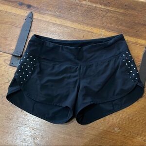 Lulu Black Athletic Shorts